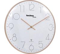 Horloge murale Techno Line WT 8235 gold optik radiopiloté(e) 350 mm x 25 mm or