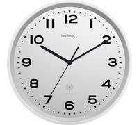 Technoline WT8500 Horloge Murale analogique en Plastique Ø 30 cm, Plastique, argenté, 30 cm Ø