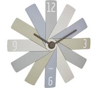 Horloge murale TFA Dostmann 60.3020.30 à quartz 400 mm x 37 mm x 400 mm multicolore mécanisme dhorloge silencieux