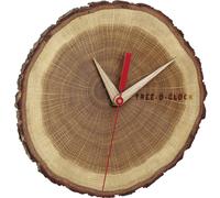 TFA Dostmann Horloge murale 60.3046.08 à quartz en chêne bois véritable 172×180×40 mm