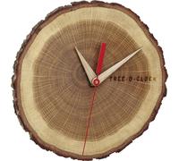 Horloge murale TFA Dostmann 60.3046.08 à quartz 172 mm x 180 mm x 40 mm chêne, bois en bois véritabl