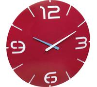 Horloge murale TFA Dostmann 60.3047.05 à quartz 35 cm x 35 mm rouge