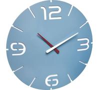 Horloge murale TFA Dostmann 60.3047.14 à quartz 35 cm x 3.5 cm bleu mer