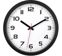 TFA Dostmann Horloge murale 60.3050.01 à quartz 305 mm x 305 mm x 38 mm Noir