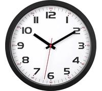 TFA Dostmann Horloge murale 60.3050.01 à quartz 305 mm x 305 mm x 38 mm Noir