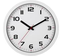 Horloge murale TFA Dostmann 60.3050.02 à quartz 305 mm x 305 mm x 38 mm blanc