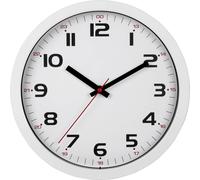 Horloge murale TFA Dostmann 60.3050.02 à quartz 305 mm x 305 mm x 38 mm blanc