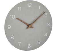 Horloge murale TFA Dostmann 60.3054.10 à quartz 29.7 cm x 45 mm gris