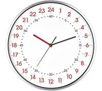 Horloge murale TFA Dostmann 60.3069.02 à quartz 30.4 cm x 48 mm aluminium