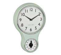 Horloge Murale - TFA Dostmann - 60.3073.20 - Quartz - Menthe - Rétro