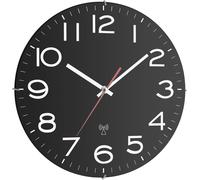 TFA Dostmann Horloge murale 60.3509 radio-pilotée 300 x 40 mm Noir