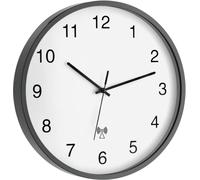 TFA Dostmann Horloge murale 60.3511.10 radiopilotée 302 x 40 mm anthracite
