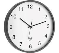 Horloge murale TFA Dostmann 60.3511.10 radiopiloté(e) 302 mm x 40 mm anthracite