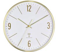 TFA Dostmann Horloge murale analogique sans fil 60.3534.55 30 cm silencieuse cadre doré