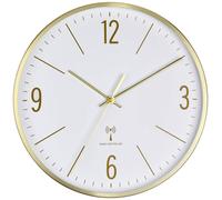 TFA Dostmann Horloge murale analogique sans fil 60.3534.55 30 cm silencieuse cadre doré