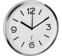 TFA-Dostmann 60.3535.02 Horloge murale et de table Rond Argent, Blanc