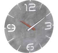 Horloge murale TFA Dostmann 60.3536.15 radiopiloté(e) 35 mm x 35 mm gris béton