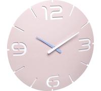 Horloge murale TFA Dostmann 60.3536.16 radiopiloté(e) 35 cm x 35 mm rose