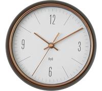Horloge murale TFA Dostmann 60.3547.10 radiopiloté(e) 22.3 cm x 7 cm gris, cuivre