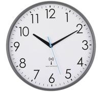 Horloge murale TFA Dostmann 60.3549.10 radiopiloté(e) 30 mm x 65 mm gris