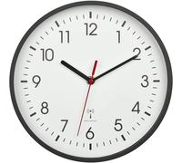 TFA Dostmann Horloge murale 60.3550.01 radio-pilotée analogique 24,5 cm noir