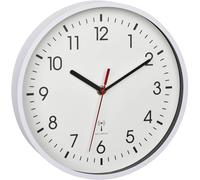 Horloge murale TFA Dostmann 60.3550.02 radiopiloté(e) 24.5 cm x 42 mm blanc