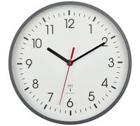 Horloge murale TFA Dostmann 60.3550.10 radiopiloté(e) 24.5 cm x 4.2 cm gris