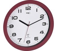 Horloge murale TFA Dostmann 60.3554.06 radiopiloté(e) 50 mm x 320 mm bleu mécanisme dhorloge silencieux