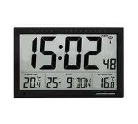 Horloge Murale - TFA-DOSTMANN - 60.4510.01 - Noir - Rond - Intérieur