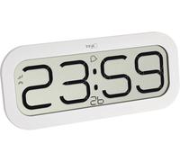 Horloge murale TFA Dostmann 60.4514.02 radiopiloté(e) 2.8 mm x 32.1 mm x 14 mm blanc