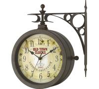 TFA Dostmann Horloge murale Orient Express 603011 quartz 20.5×29×29.5×9 cm antique, noir