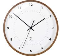 TFA Dostmann Horloge murale radio-pilotée 98.1097 Placage en bois