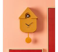 Horloge murale thermoplastique jaune 8.5x21.5x41cm Jaune