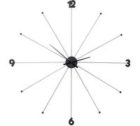 Horloge murale Umbrella noire Kare Design Noir