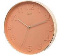 Horloge Murale Unity, Bergen, Balayage Silencieux, Moderne, Rose pêche, 30 cm