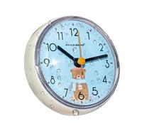 Horloge Murale Ventouse Étanche Sans Tic-Tac | Modèle de table et mural Pour Salon Cuisine Salle de Bain Verre Carrelage École Bureau Ferme Table