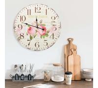 Horloge Murale Vintage 30 cm Décoration Montre de Salon Pendule de Mur vidaXL