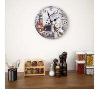 Horloge Murale Vintage 30 cm Décoration Montre de Salon Pendule de Mur vidaXL