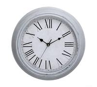 Horloge murale vintage avec mouvement à quartz silencieux et grands chiffres arabes, améliore la décoration de la maison ou du bureau avec un aspect rétro classique et une heure précise (cuivre rétro)