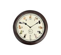 Fallen Fruits Horloge musicale - Chat - D 30 cm - Multicolore G