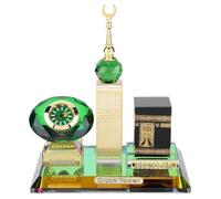 Horloge Musulmane Kaaba Artisanat Islamique Décoration Table Bureau Maison