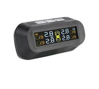 Horloge numérique 0-3,5 bar, système de surveillance des pneus voiture, solaire, USB, TPMS, support rotatif, T12, avertissement température, économie carburant(External sensor A)