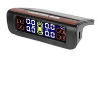 Horloge numérique 0-3,5 bar, système de surveillance des pneus voiture, solaire, USB, TPMS, support rotatif, T12, avertissement température, économie carburant(External sensor B)
