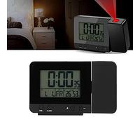 Horloge numérique 3 en 1 : Horloge Murale, minuteur Mural, réveil à Projection numérique, Horloge de température, Horloge Multifonction avec rétroéclairage à 4 Niveaux et Fonc