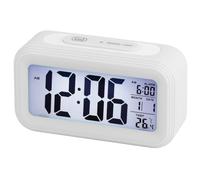 HORLOGE NUMÉRIQUE AVEC ALARME ET THERMOMÈTRE TREVI SL 3068 S BLANC