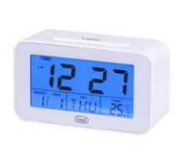 HORLOGE NUMÉRIQUE AVEC ALARME ET THERMOMÈTRE TREVI SLD 3P50 BLANC