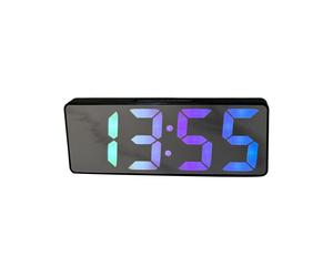 Horloge numérique avec luminosité-Lanterne Coquille Noire