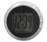 Horloge numérique de, 1 pouce, Mini-horloge polyvalente à coller pour tableau de bord voiture, vélo électrique, Dirt Bike et plus encore, noire