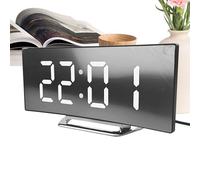 Horloge Numérique de Chambre - Horloge Numérique à Affichage LED pour Chambre - Outil De Gestion du Temps À Haute Luminosité Silencieux pour Garçons Filles Adolescents Étudiants Seniors Et Salon