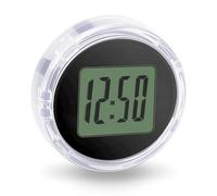 Horloge Numérique de Moto, IP64 Imperméable Montre pour Guidon de Vélo Etanche Montre pour Voiture Autocollante, Adhésives Mini Horloge pour Moto pour Voiture Véhicule SUV(Pas de rétro éclairage)